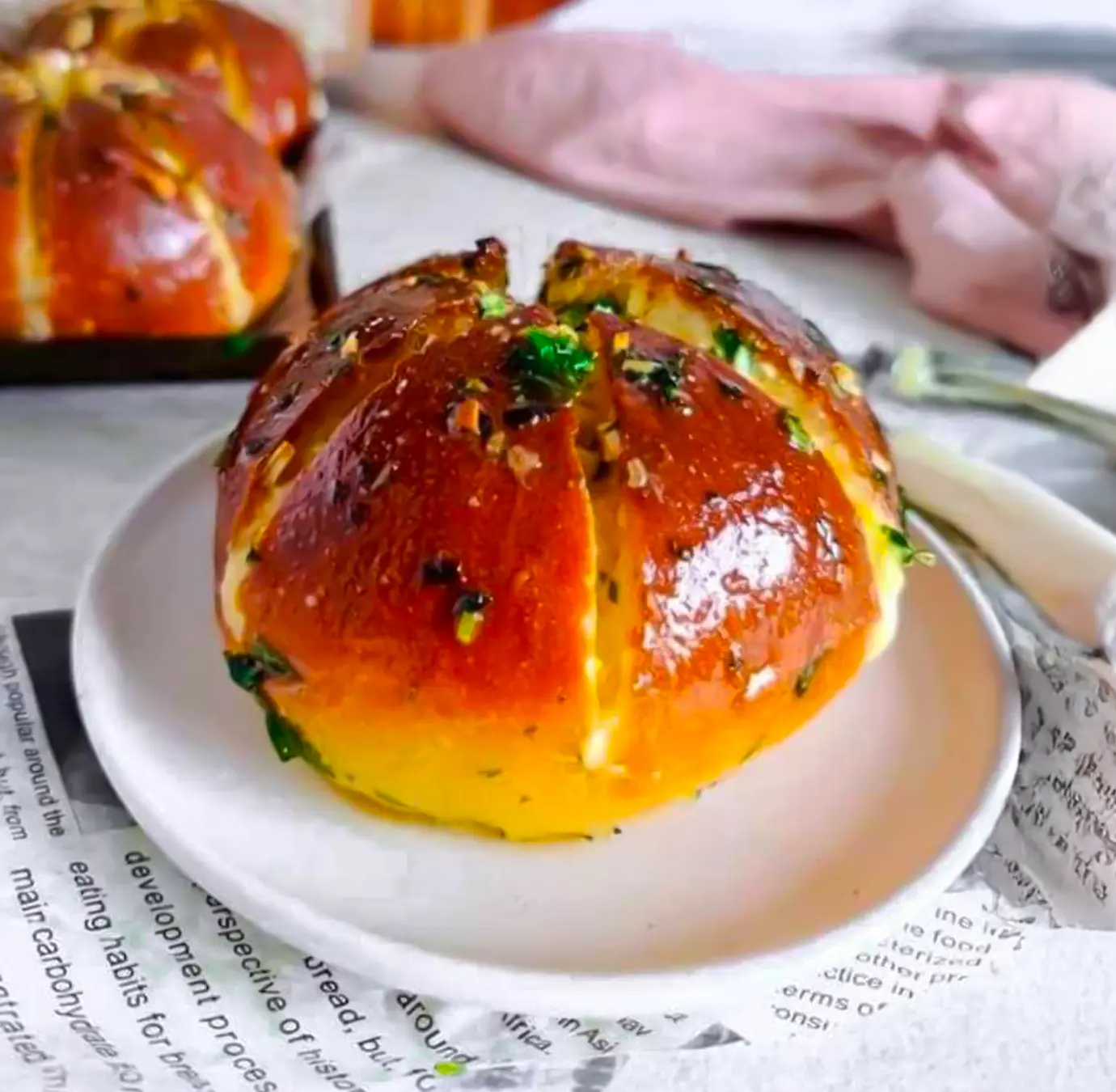 Cheese Filled Korean Bun